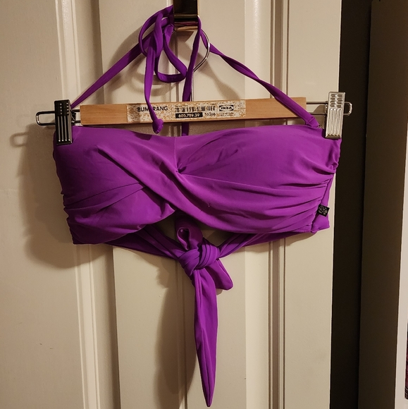 Bandeau Swim Top La Vie En Rose Aqua - Picture 1 of 4
